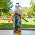 Dinosaur Children's Water Bottle 750ml - Aluminum