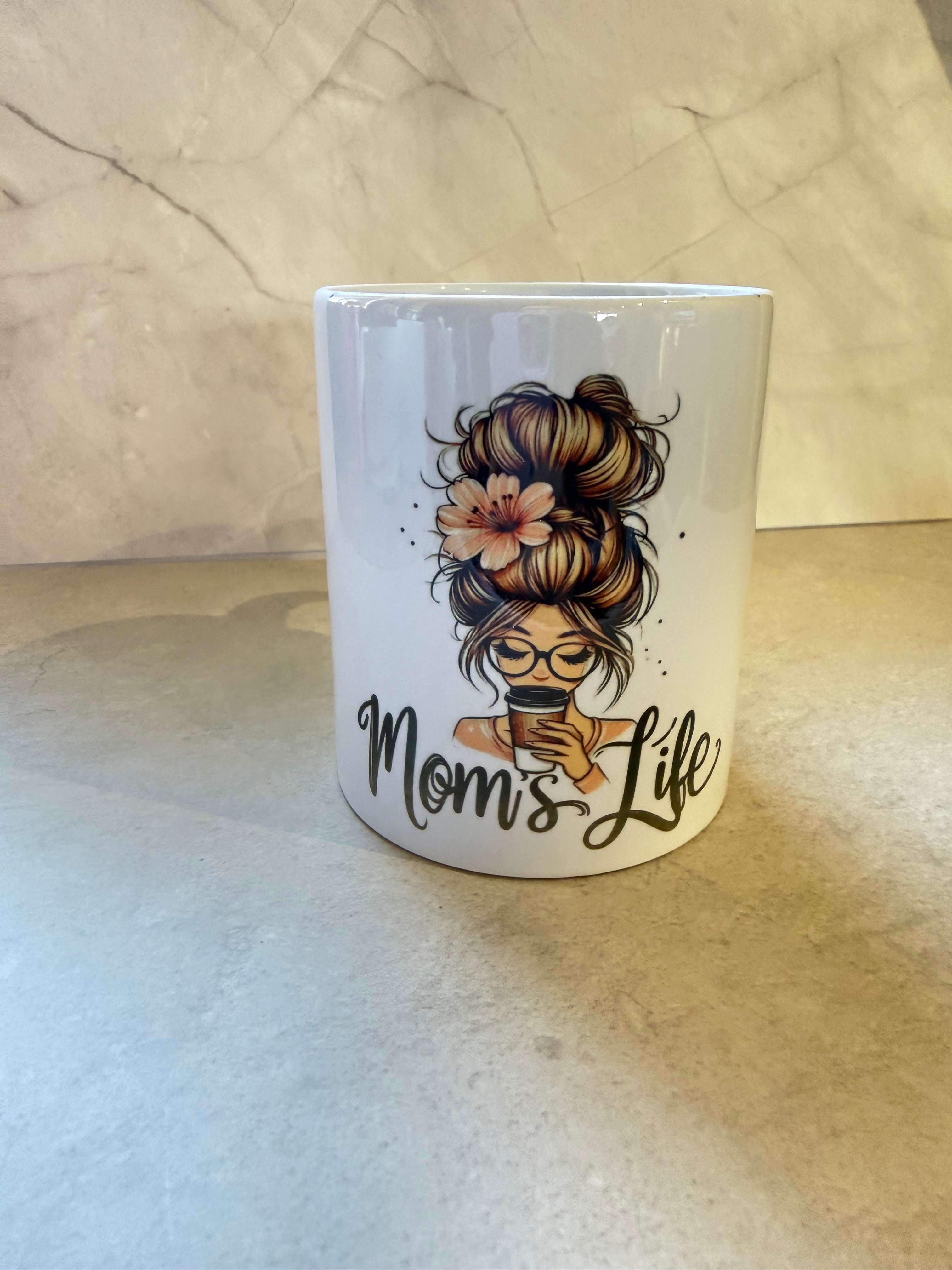 Mom's Life Ceramic Mug - 300ml